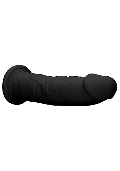 Real Rock Ultra - Silicone Dildo Without Balls - 22,8 cm - Black