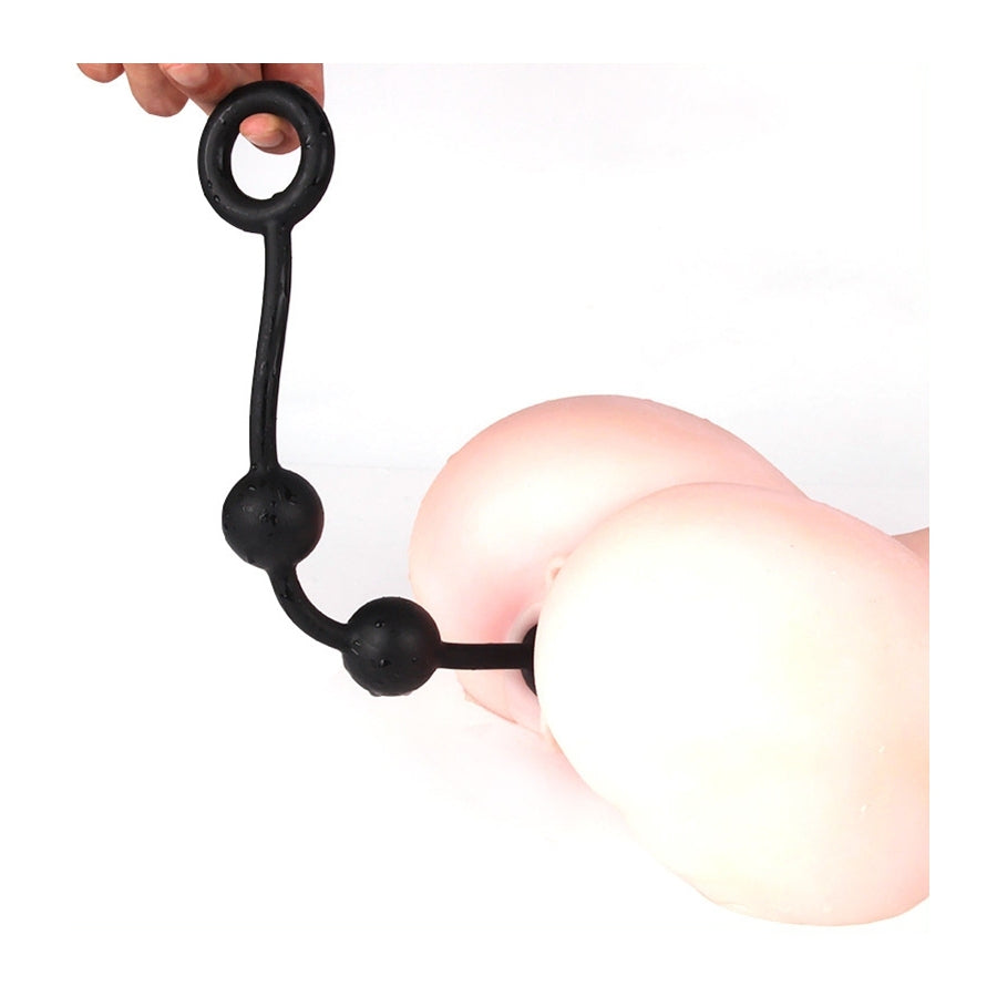 Silicone Anal Beads - Medium 35 x 4 cm