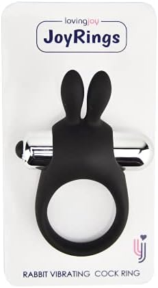 JoyRings Silicone Rabbit Vibrating Cock Ring