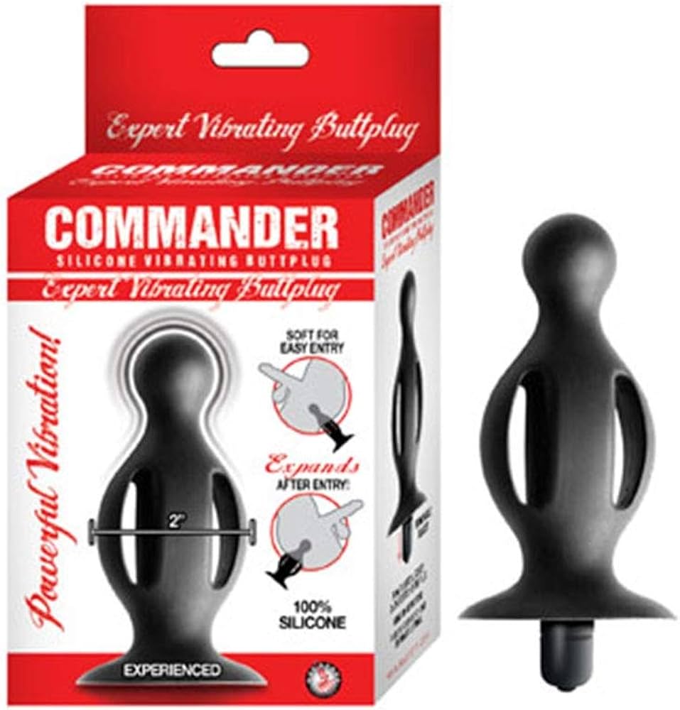 Commander Vibrating Butt Plug 1.5