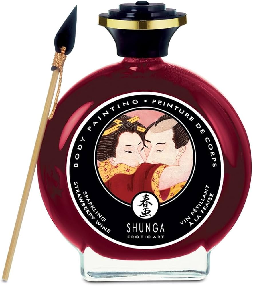 Shunga Edible Body Paint 100 ml Strawberry