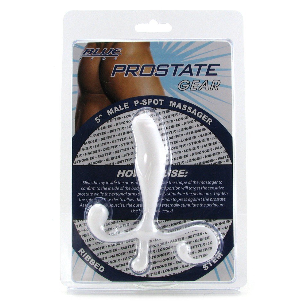 5" Male P-Spot Massager Blue