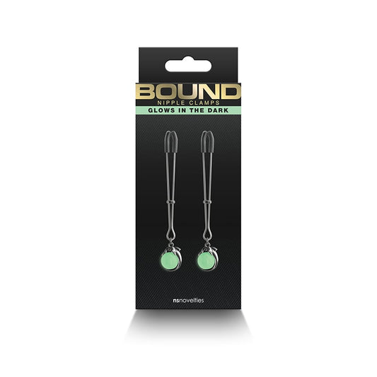 BOUND Nipple Clamps G1 Glow in the Dark
