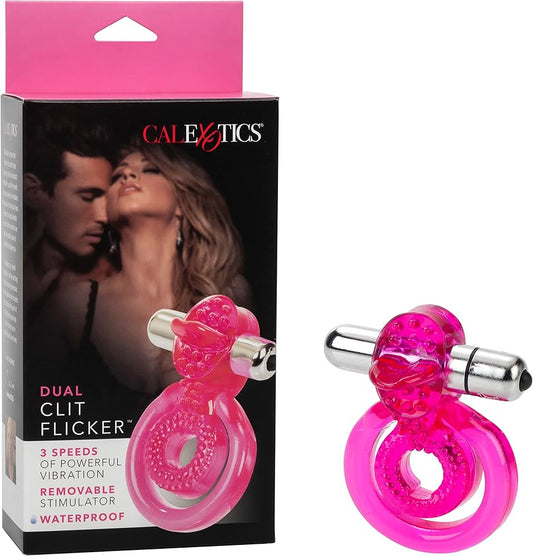 ** Calexotics Dual Clit Flicker- Pink