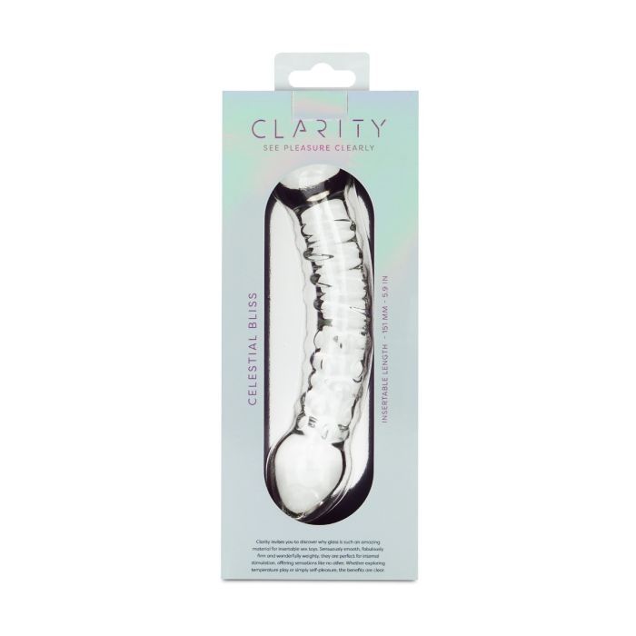 ** Clarity - Glass Dildo - Celestial Bliss