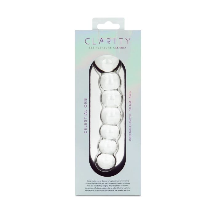 ** Clarity - Glass Dildo - Celestial Orb