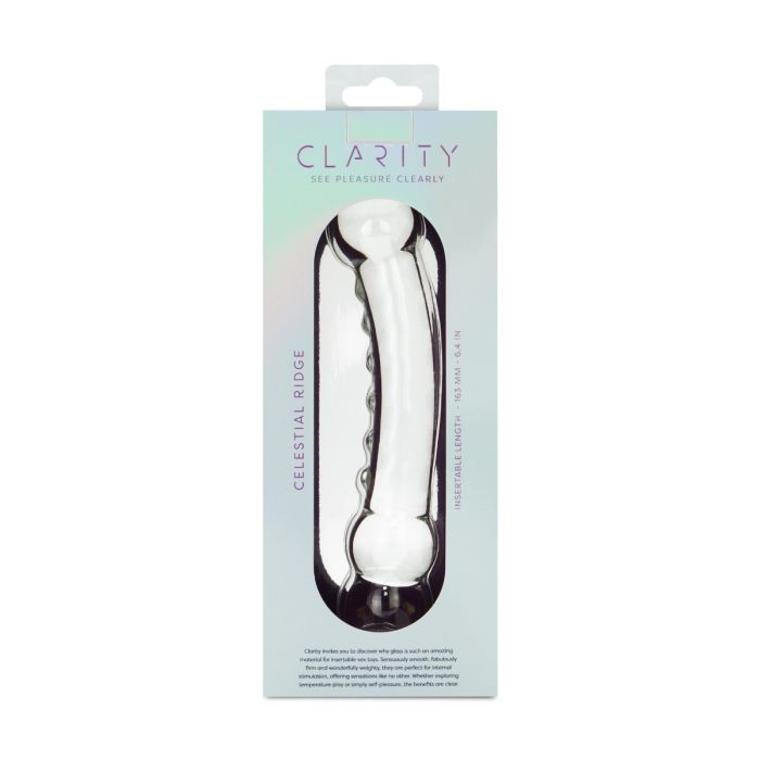** Clarity - Glass Dildo - Celestial Ridge