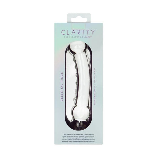 ** Clarity - Glass Dildo - Celestial Ridge