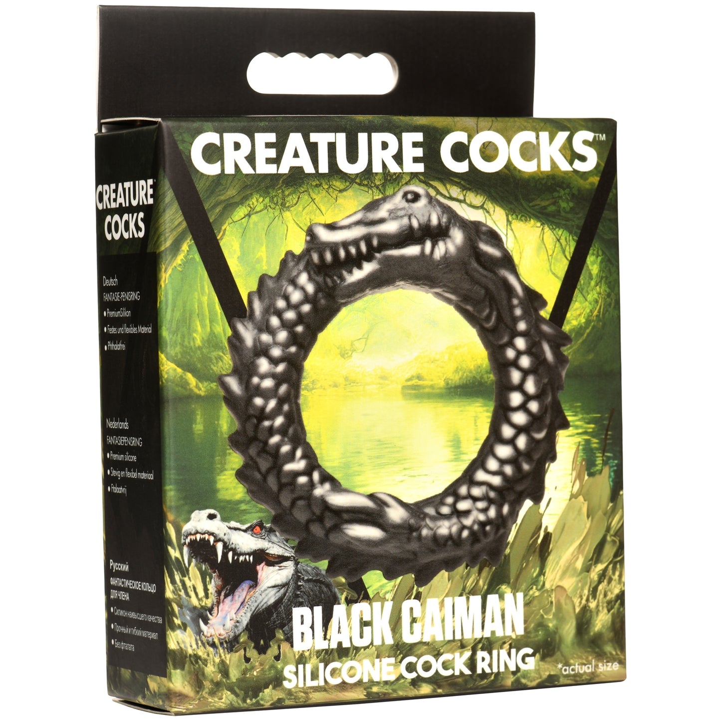 Creature Cocks Black Caiman Poseidon Cock Ring