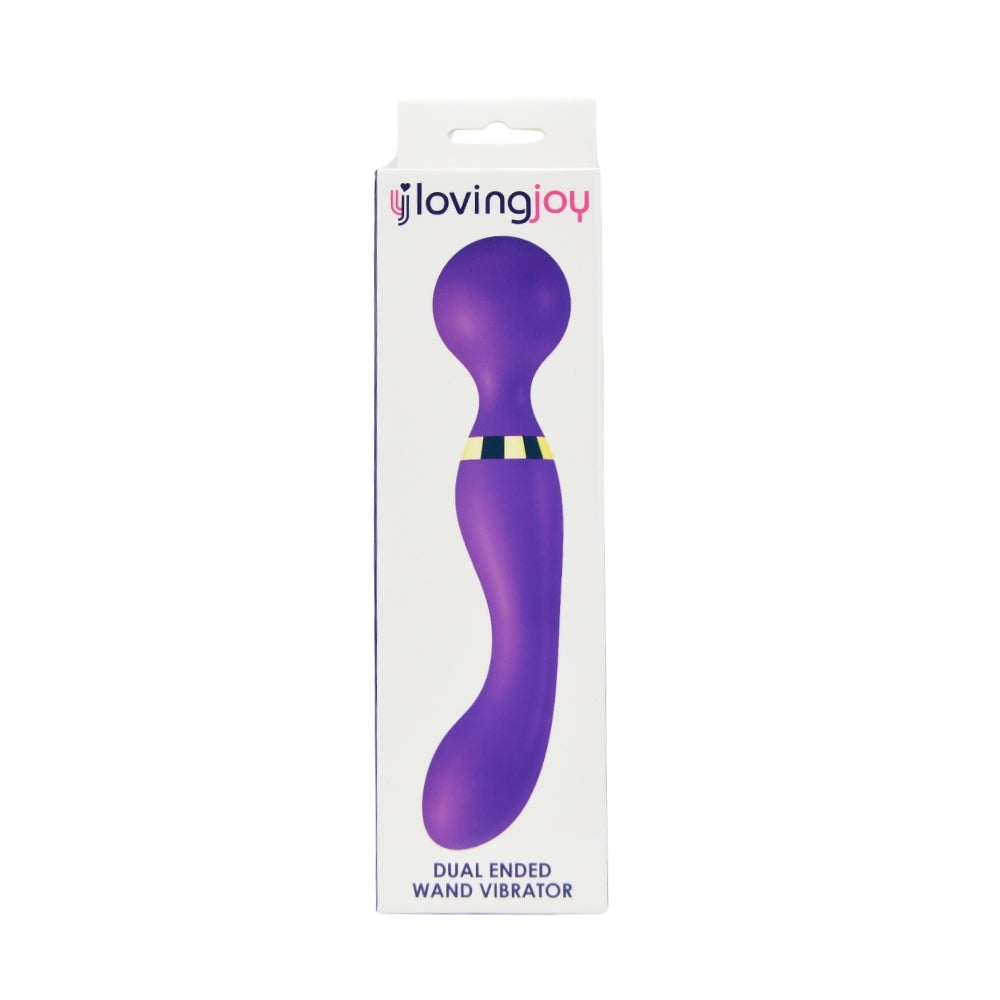 Loving Joy Duel Ended Wand Vibrator Purple