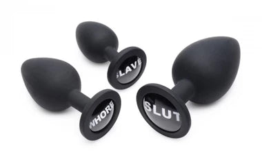 Master Series Dirty Words Anal Plug Set