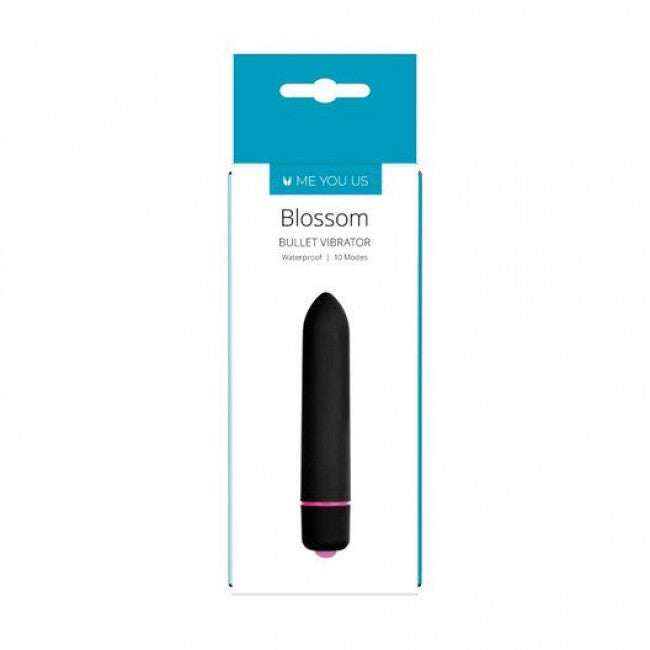 Me You Us Blossom 10 Mode Bullet Vibrator Black
