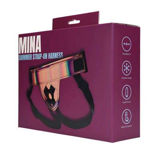 * Mina Shimmer Strap-on Harness