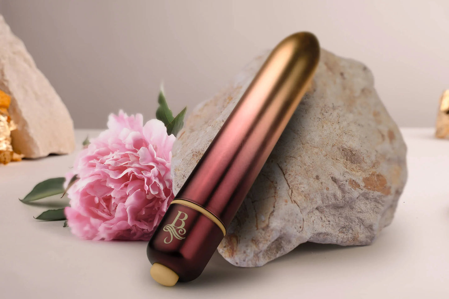 Rocks Off Debutante Bullet Vibrator Gold Red