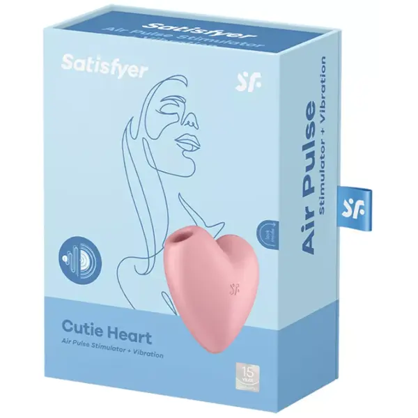 SATISFYER Cutie Heart Light Red