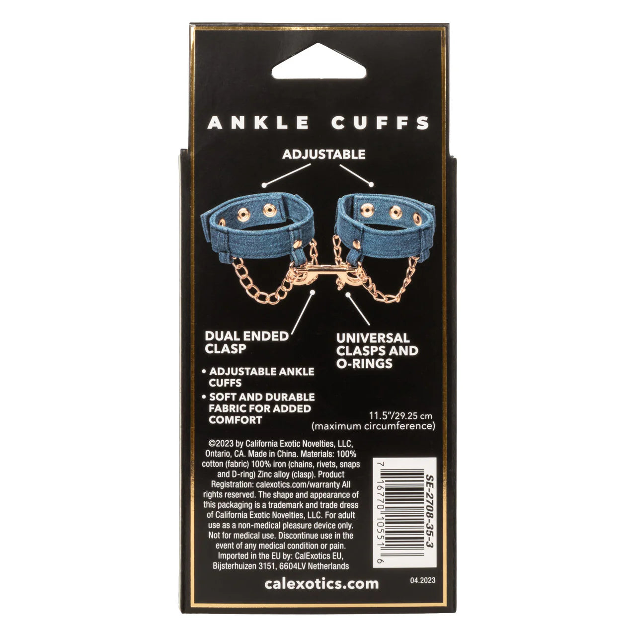 Ride Em Denim Ankle Cuffs