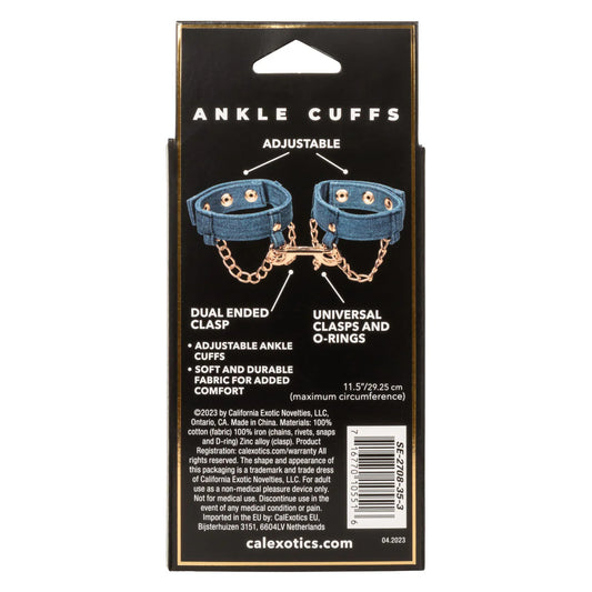 Ride Em Denim Ankle Cuffs
