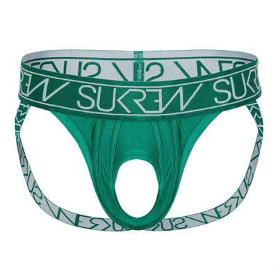 SUKREW - U Style Jockstrap - Emerald - Small