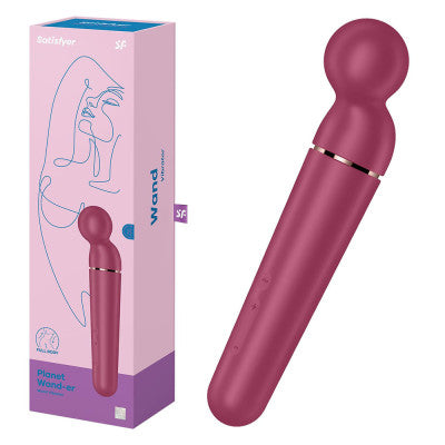 Satisfyer Double Wand-er Rose Gold and Berry