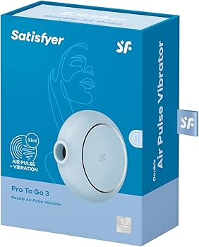 Satisfyer Pro To Go 3 Air Pulse Vibrator Blue