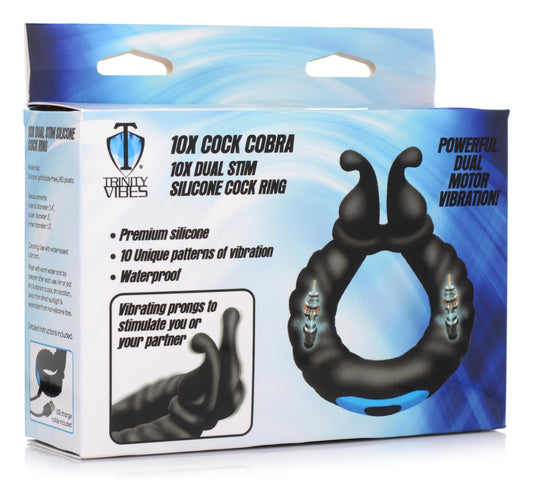 Trinity For Men 10x Cobra Dual Stimulation Silicon