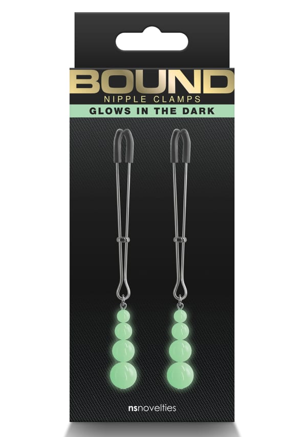 BOUND Nipple Clamps G2 Glow in the Dark