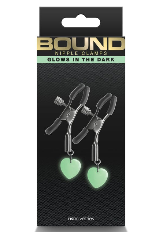 BOUND Nipple Clamps G3 Glow in the Dark