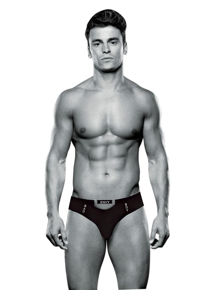 Envy Bad Boy Thong Black - S/M