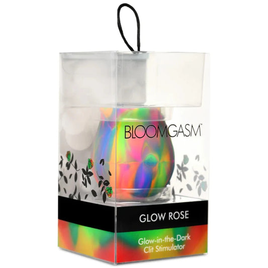 Bloomgasm Glow Rose Glow in the Dark Clit Stimulator