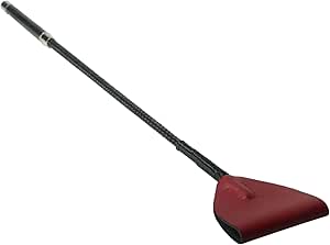 Master Series Red Leather Riding Crop Red