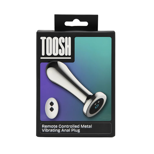 ** Toosh Remote Controlled Metal Vibrating Anal Plug