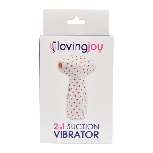 Loving Joy 2 in 1 Suction Vibrator Polka