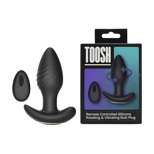 **Toosh Remote Controlled Silicone Rotating & Vibr