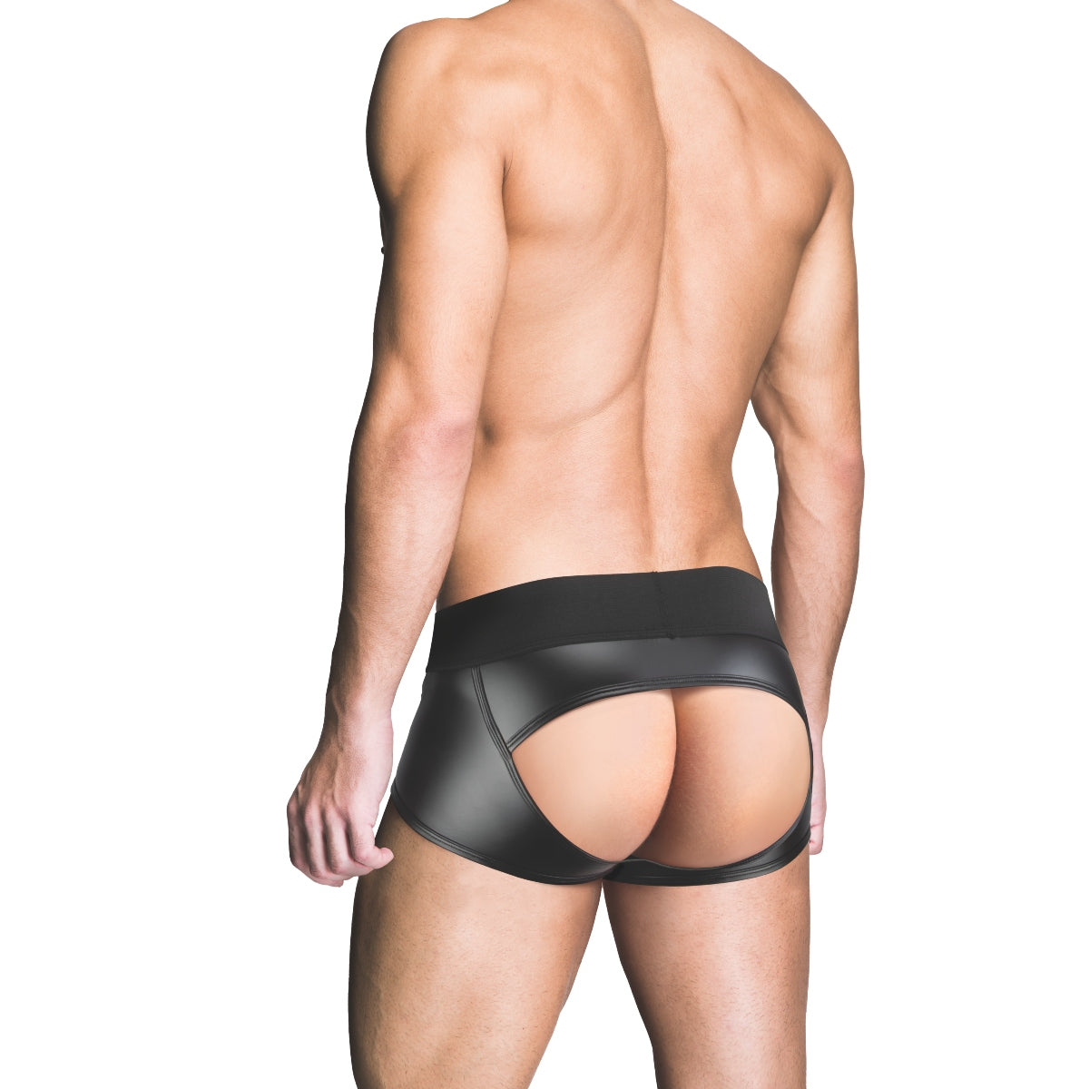 Prowler RED Wetlook Ass-less Trunk Black-XL