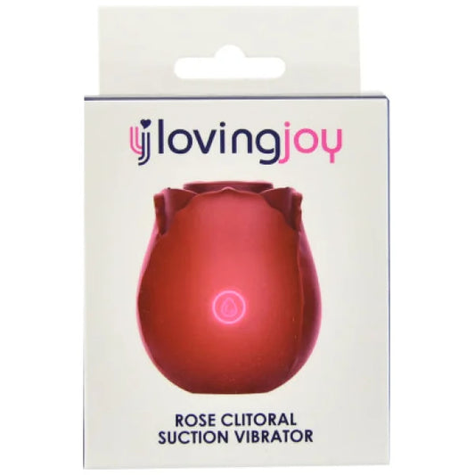 Loving Joy - Rose Clitoral Suction Vibrator - Red