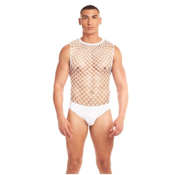 Rainbow Party Full Effect 2 Piece Set White LXL