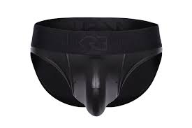 Rubber Look Classic Brief - Nightlife M