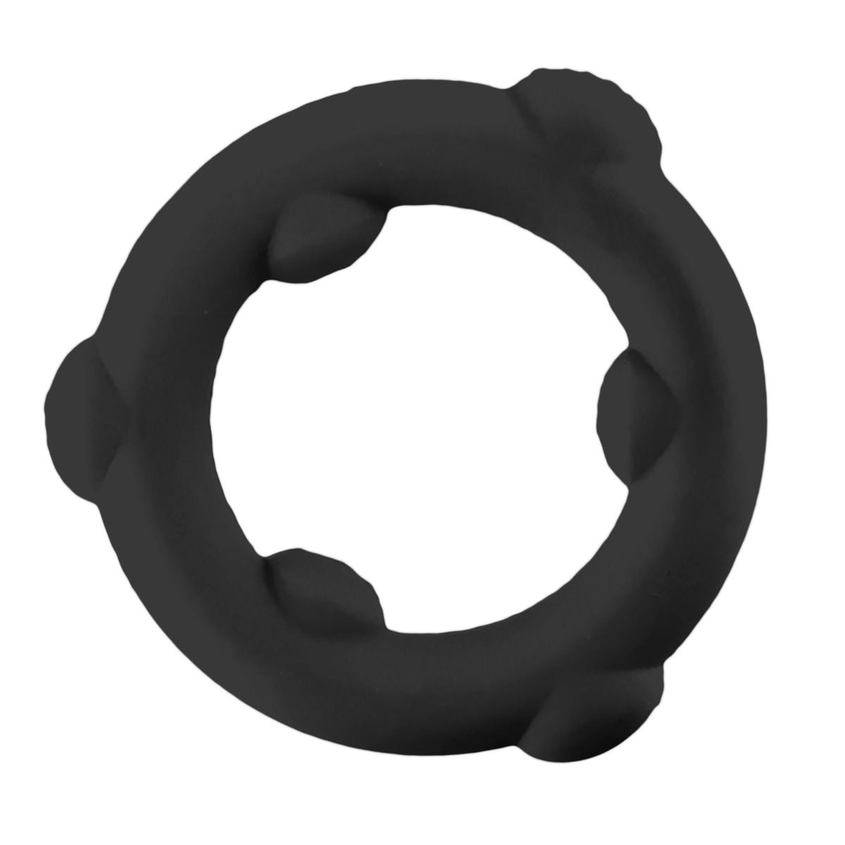 Oxballs SPINNER single silicone ring BLACK SILICONE