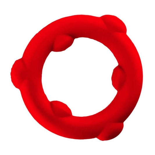 Oxballs SPINNER single silicone ring RED SILICONE