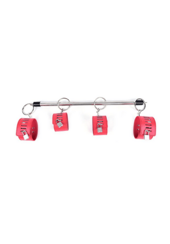 Rouge Spreader Bar - Red Cuffs - x4