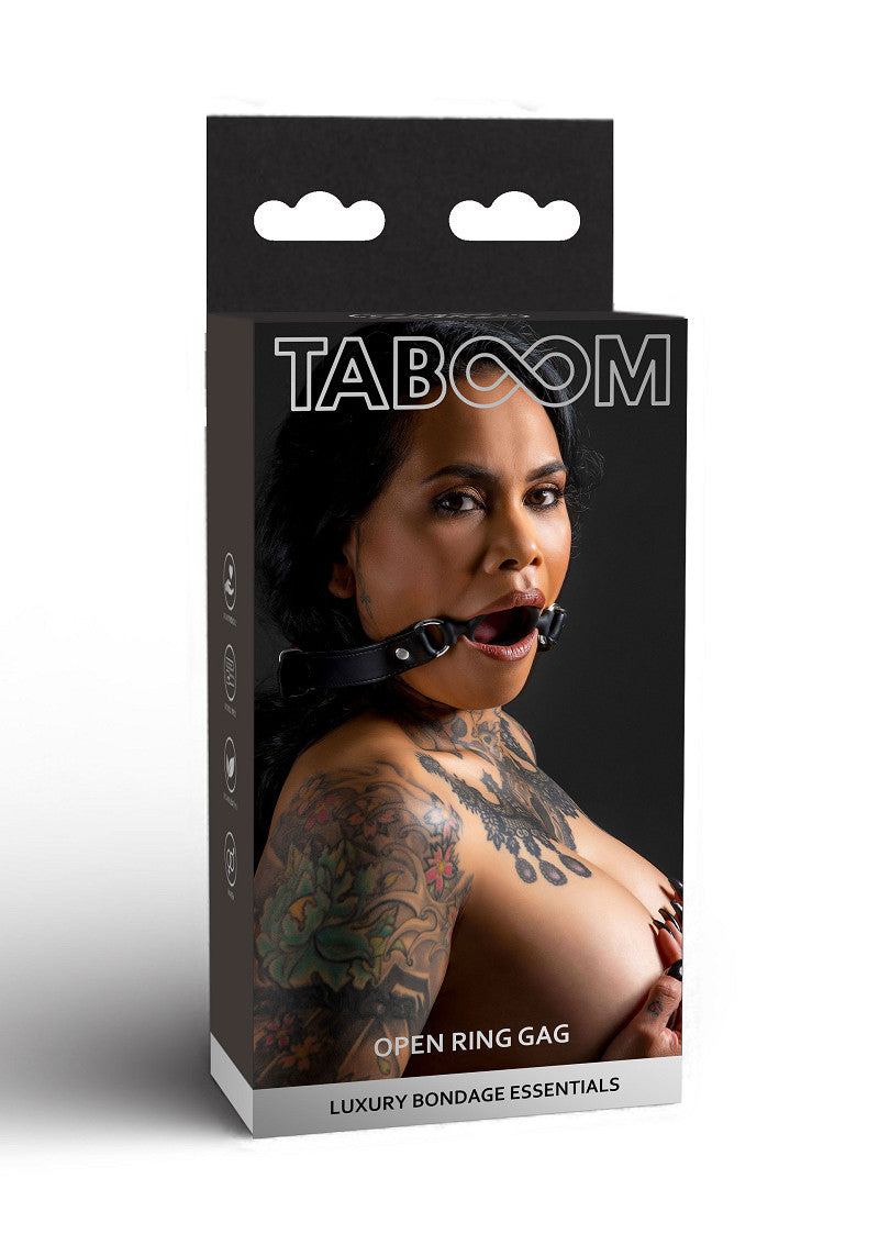 Taboom Bondage Essentials Open Ring Gag