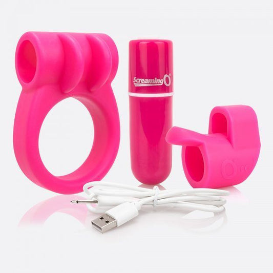 Screaming O - Charged Combo Kit - Pink