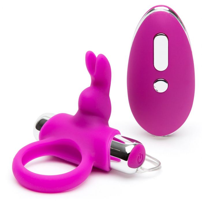 Happy Rabbit - Remote Control Cock Ring Purple