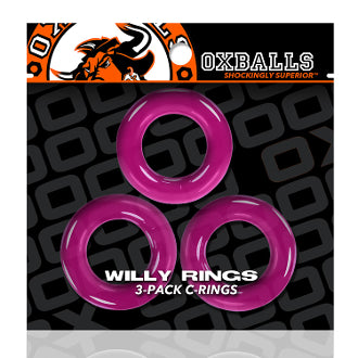 Oxballs - Willy Rings 3 Pack - Hot Pink