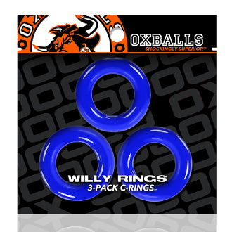 Oxballs - Willy Rings 3 Pack - Blue