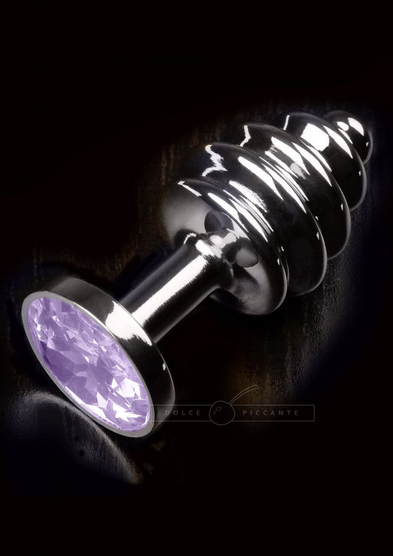 Dolce Piccante Plug Ribbed Small - Purple