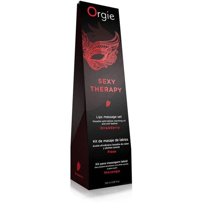 Orgie - Lips Massage Set - Strawberry