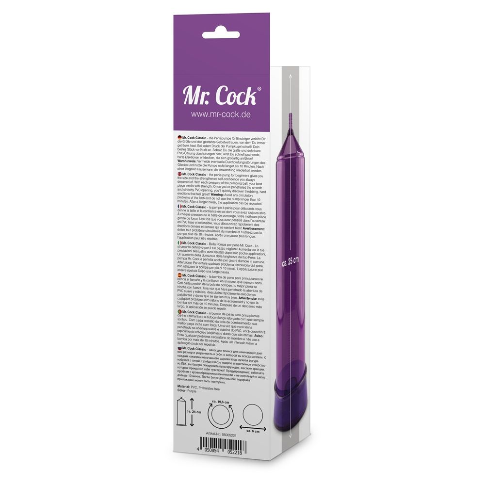 Mr Cock - Classic Pump - Purple