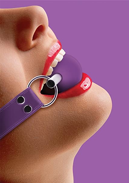 OUCH - Solid Ball Gag - Purple