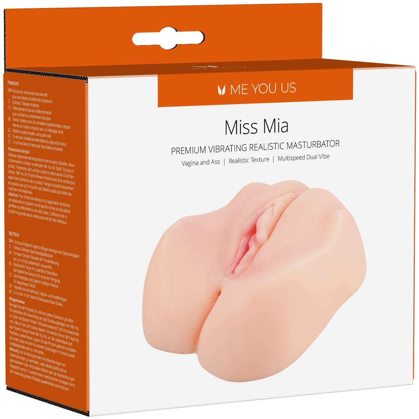 Me You Us - Miss Mia Vibrating Realistic Masturbator